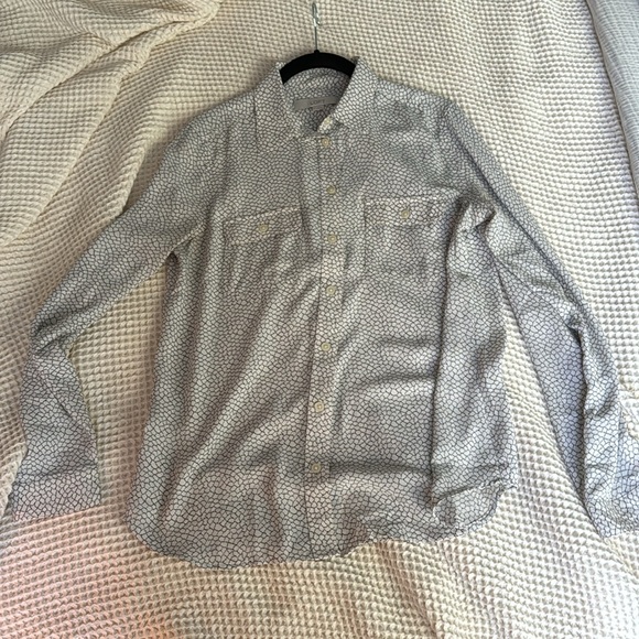 LOFT size SMALL Black and off white blouse - Picture 2 of 7